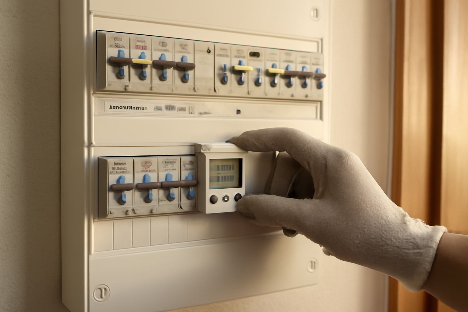 Horloge électrique tableau modulaire : facile