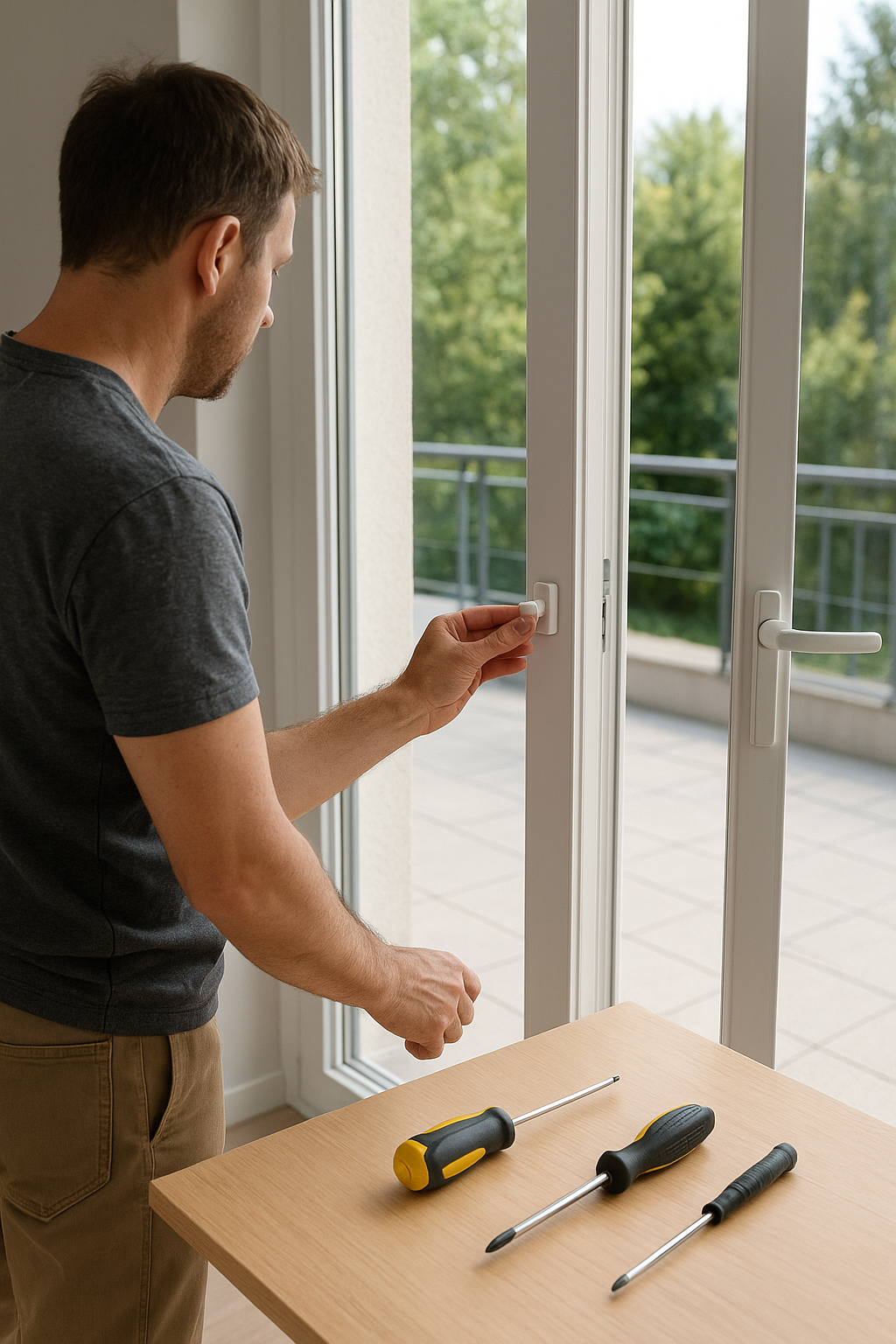 Image de couverture pour l’article "Comment fermer une porte-fenêtre de l’extérieur sans poignée : astuces"