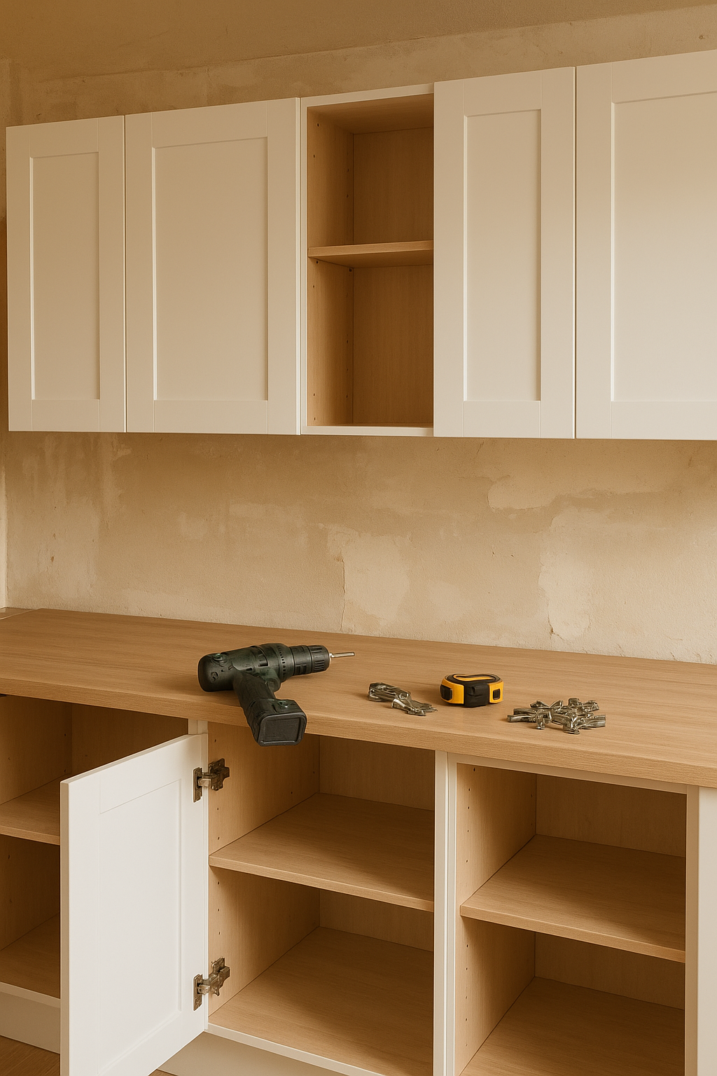 Image de couverture pour l’article "Garder les caissons et changer les portes prix : devis et tarifs"