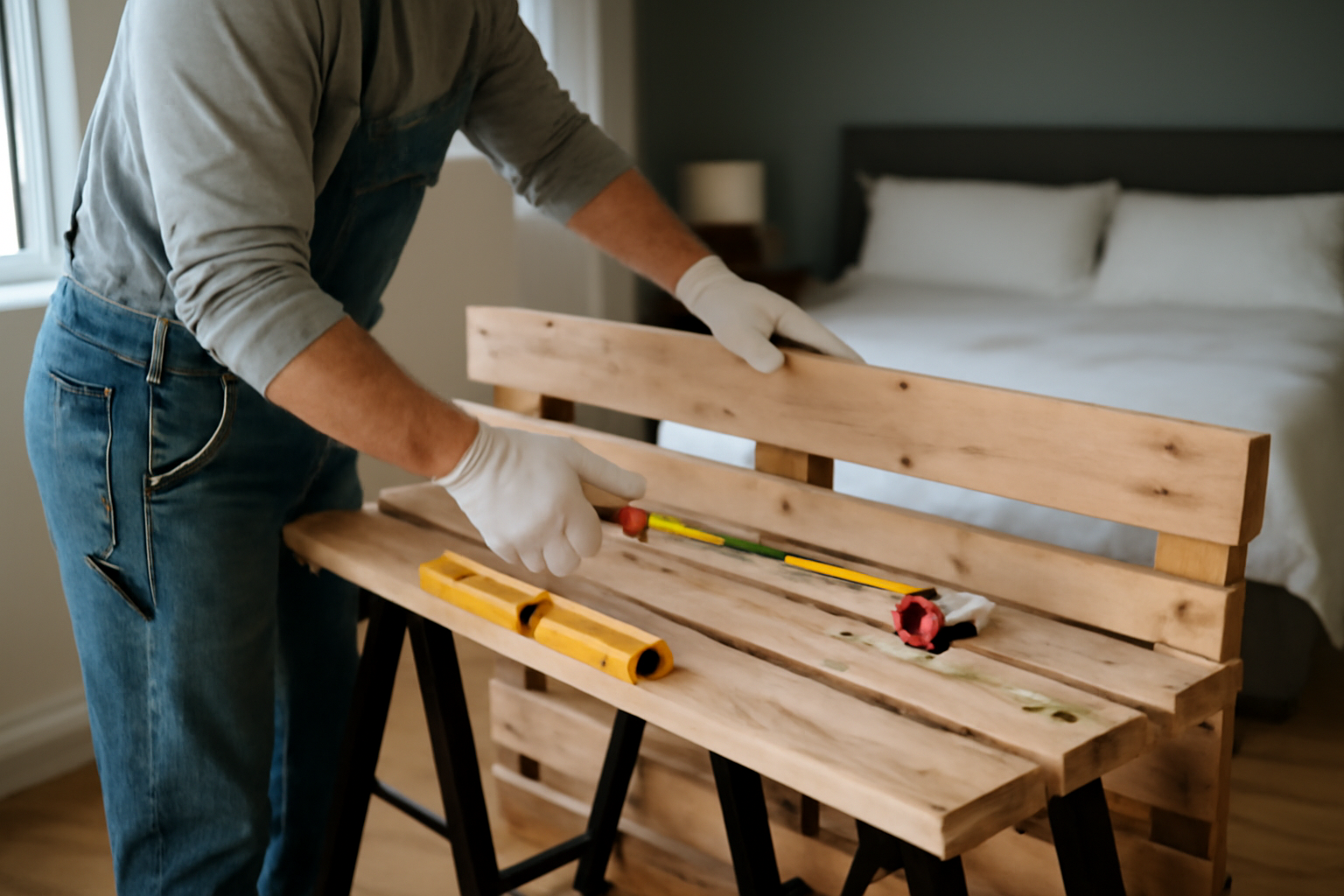 Palette pour tête de lit : guide DIY pro