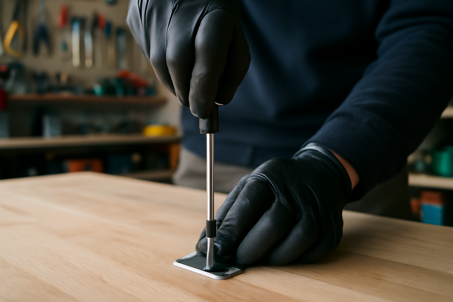 sens devisser sur une vis, tour à gauche pour desserrer